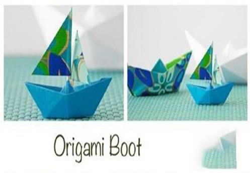 用纸折船的方法图解（一种简单折纸船的方法）