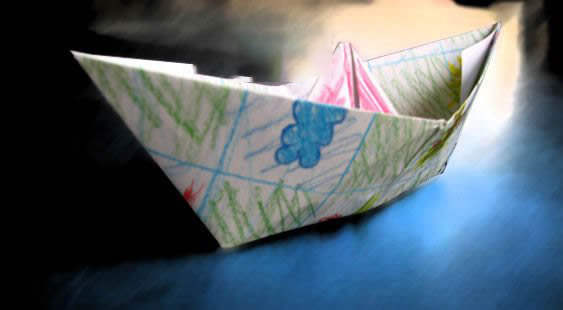 最简单小船的折纸方法步骤图解