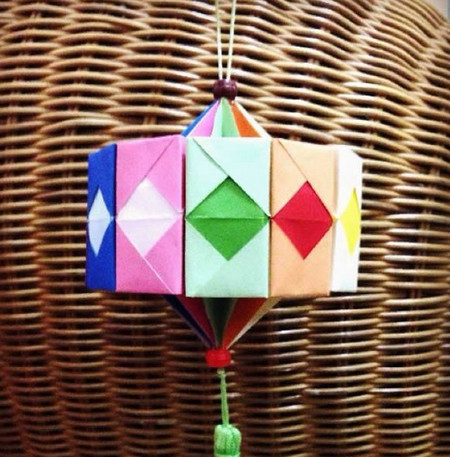 折纸立体灯笼简单做法