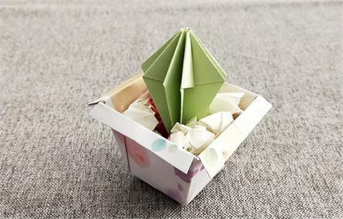 儿童趣味手工：仙人球折纸图解教程，简单易学
