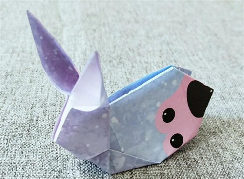 折纸教程：中秋将至，折只可爱的小兔子，简单又好看