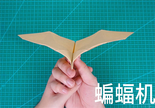 怎么折蝙蝠飞机最简单的方法（仿生蝙蝠纸飞机折法教程）